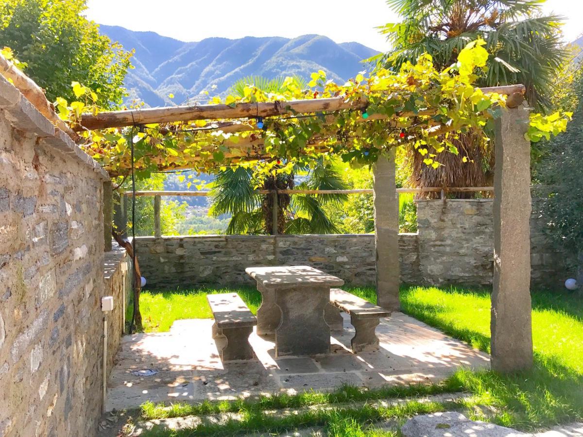 Hotel Rustici Maggia Aurigeno Esterno foto
