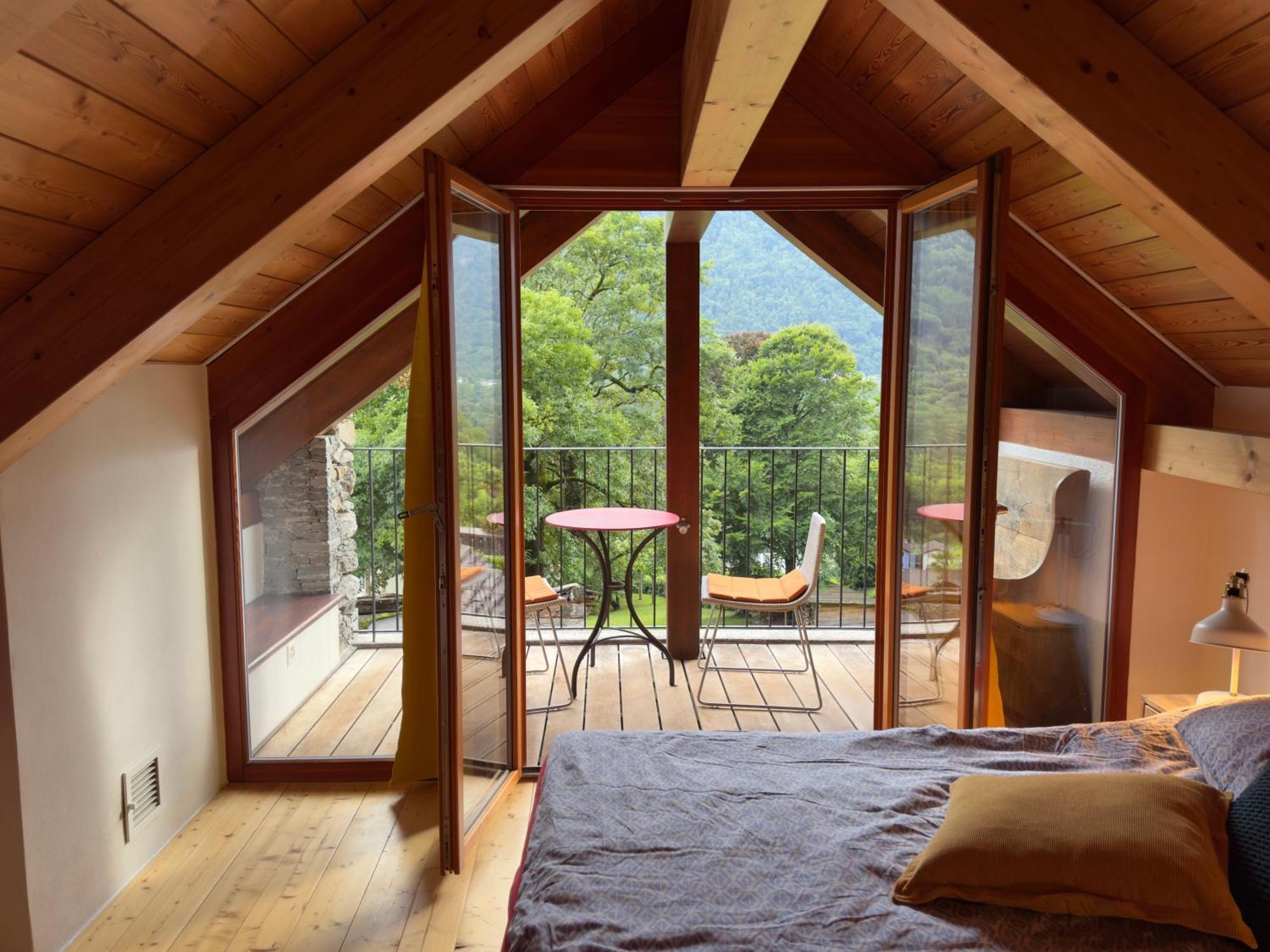 Hotel Rustici Maggia Aurigeno Esterno foto